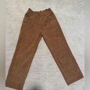 Brown Corduroy stretch pants, size L
